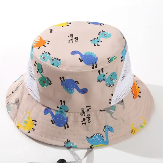 3D embroidered outdoor wide-brim fisherman hat