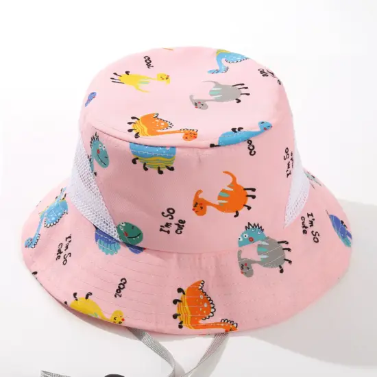 3D embroidered outdoor wide-brim fisherman hat