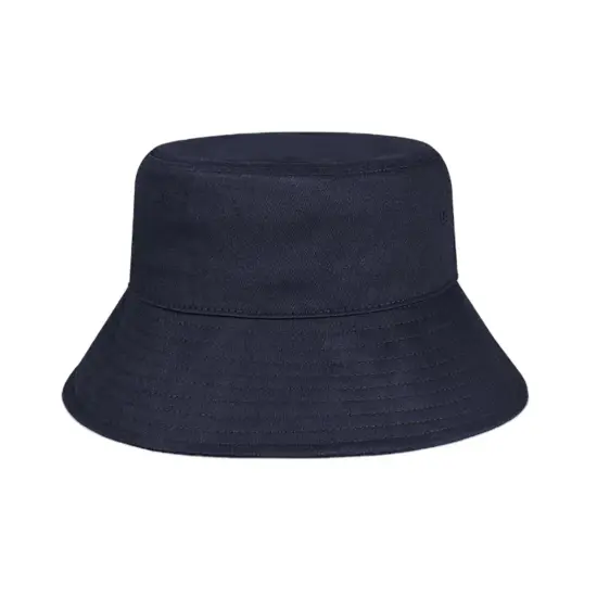 Custom cotton bucket hat with adjustable drawstring