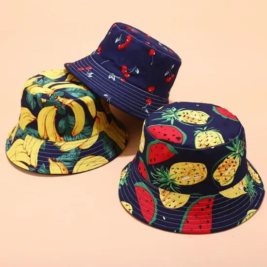 Large mesh summer breathable fishing bucket hat