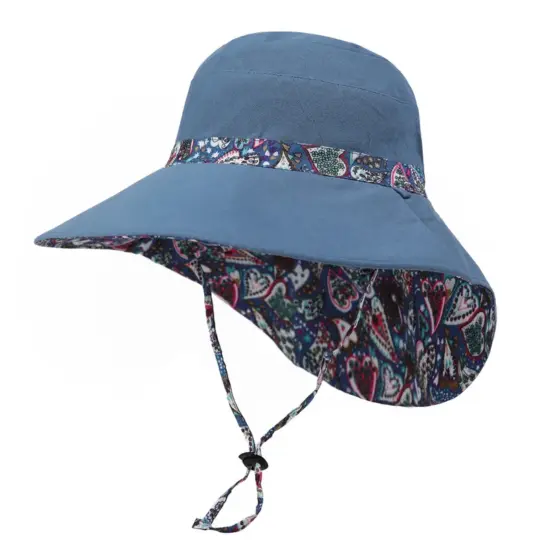 Large mesh summer breathable fishing bucket hat