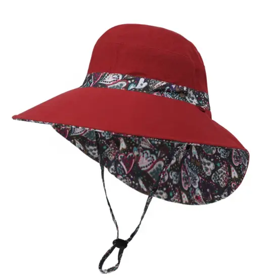 Large mesh summer breathable fishing bucket hat