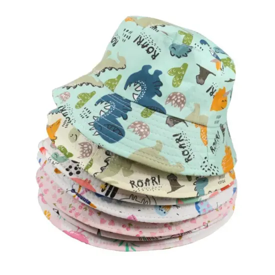Cute cartoon baby beach bucket hat