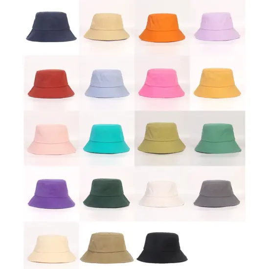 Colorful chic 58cm custom summer bucket hat