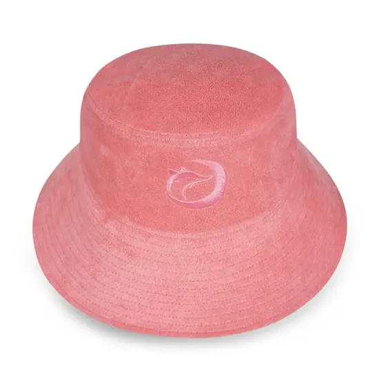 Soft terry loop bucket hat for outdoor