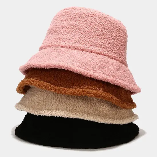 Soft terry loop bucket hat for outdoor