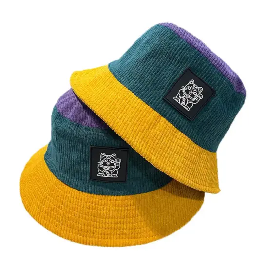 Unisex Soft Corduroy Bucket Hat