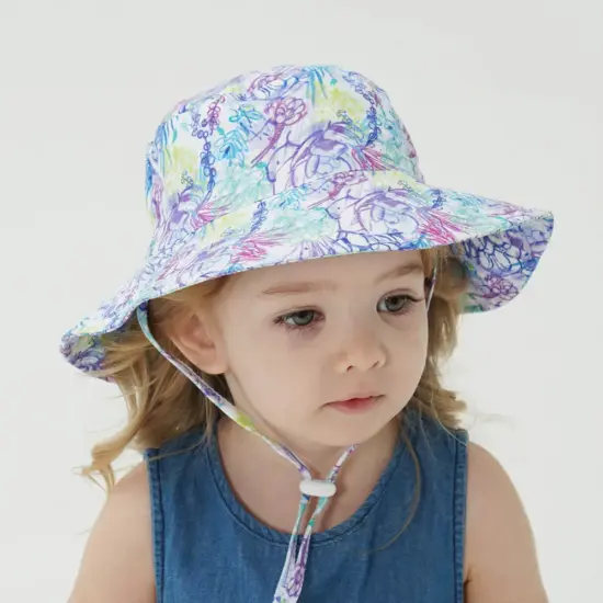 Patterned Kids Fisherman Bucket Hat