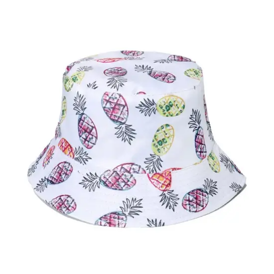 Unisex cotton denim bucket hat with 3D embroidery