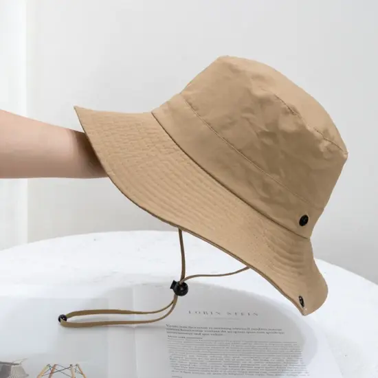 Bulk cotton blank solid bucket hat custom