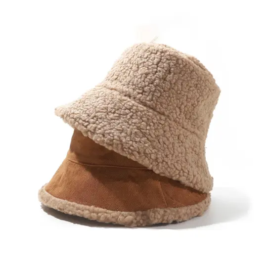 Warm Winter Outdoor Corduroy Bucket Hat