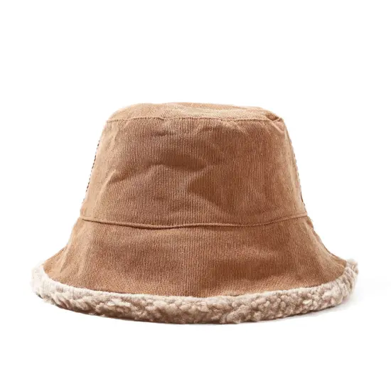 Warm Winter Outdoor Corduroy Bucket Hat