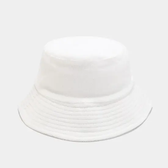 Warm terry winter bucket hat design