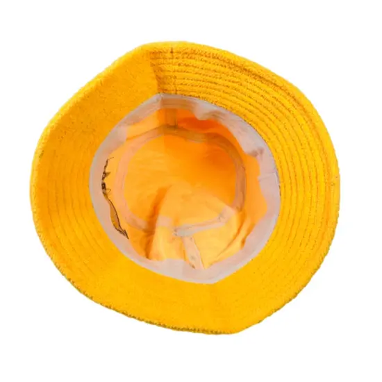 Fashion terry cloth bucket hat with custom logo