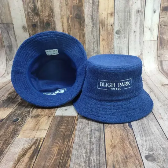 Fashion terry cloth bucket hat with custom logo