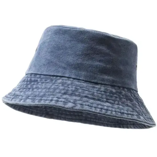 Cotton travel bucket hat for fashion and outdoor wear