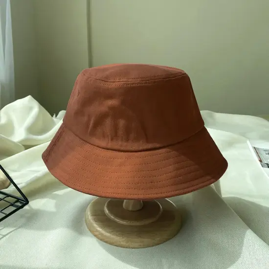 Premium custom embroidered cotton bucket hat