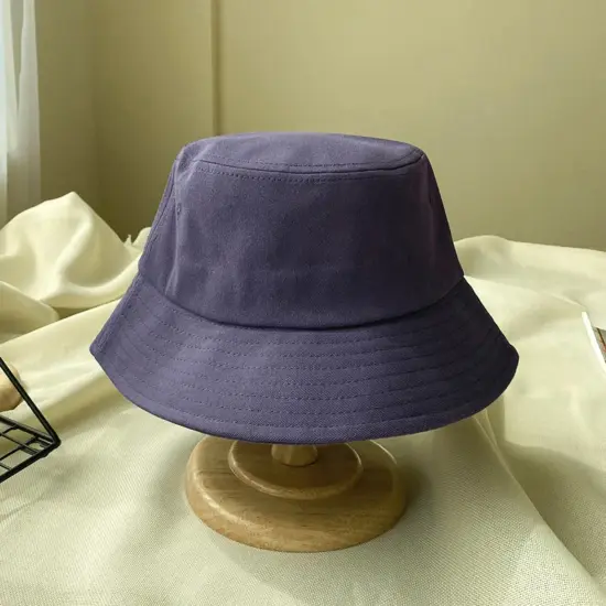 Premium custom embroidered cotton bucket hat