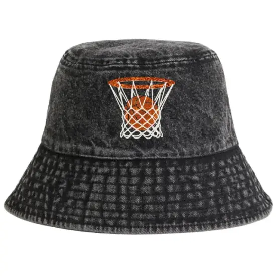 Handmade custom denim hat with color and pattern options