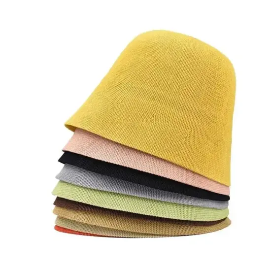 Soft custom terry cloth bucket hat