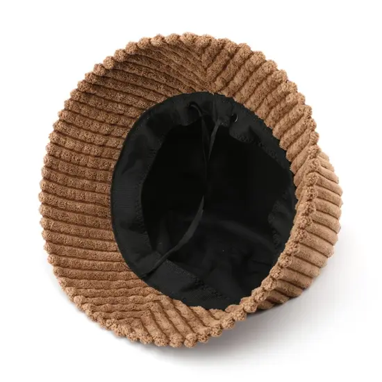 Blank wide brim custom bucket hat for branding