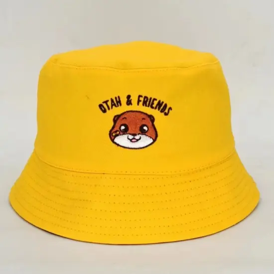 Reversible Embroidered Fisherman Bucket Hat