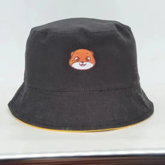 Reversible Embroidered Fisherman Bucket Hat