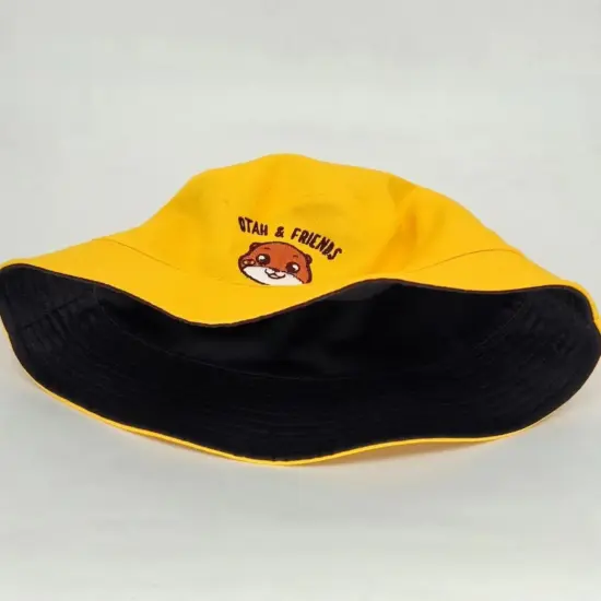 Reversible Embroidered Fisherman Bucket Hat