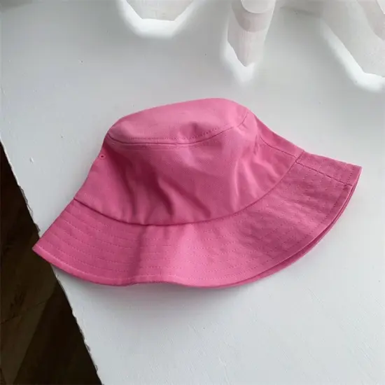 Wide-brim denim bucket hat wholesale