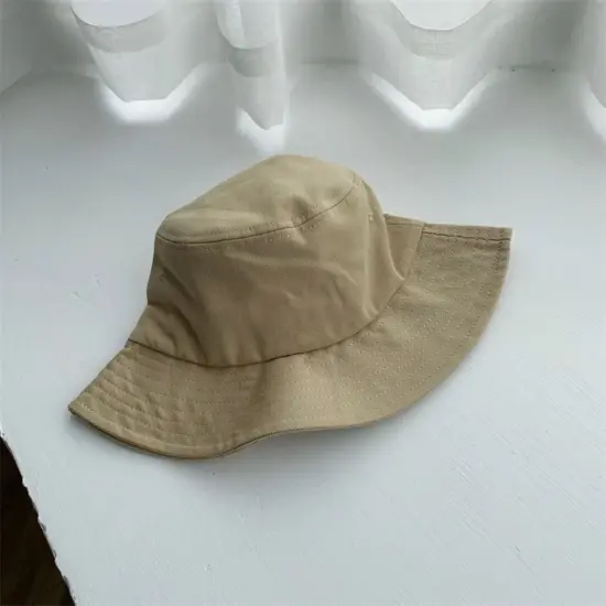 Wide-brim denim bucket hat wholesale
