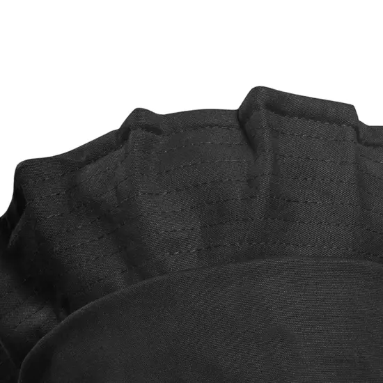 Plain twill fisherman bucket hat with strap