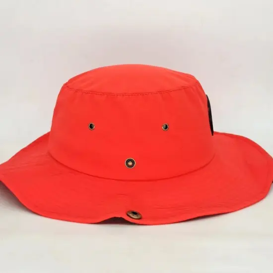 Outdoor Bucket Hat with Custom Rubber Patch