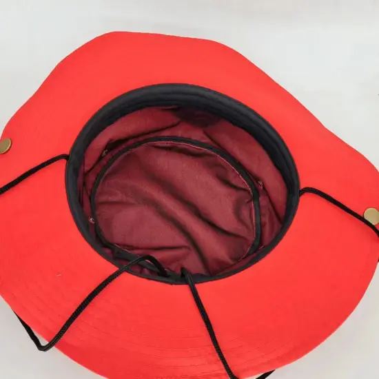 Outdoor Bucket Hat with Custom Rubber Patch