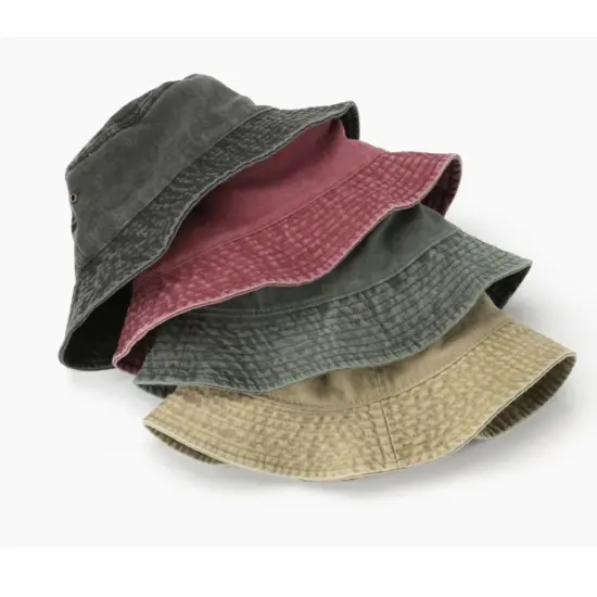 High-quality custom cotton bucket hat for outdoor use