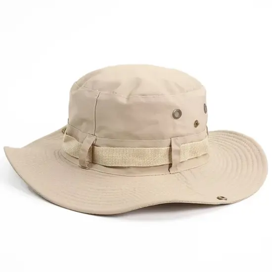 Premium Nylon Cotton Silk Bucket Sun Hat