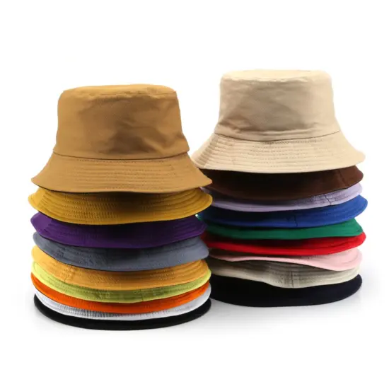 Premium Nylon Cotton Silk Bucket Sun Hat