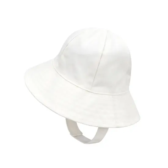 Baby wide brim sun hat with strap