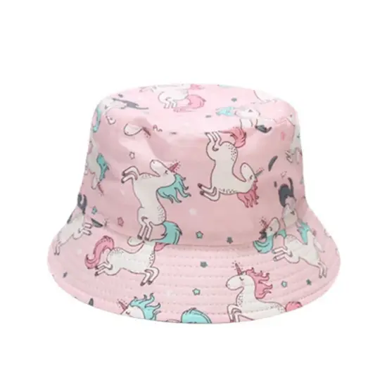 Colorful kids bucket hat for outdoor activities