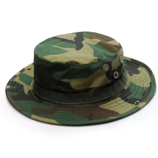 Quick-dry denim bucket hat for outdoor sports