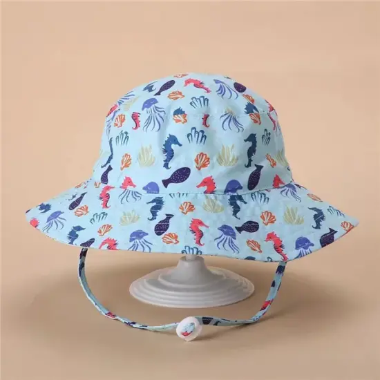 Children’s Adjustable Sun Bucket Hat