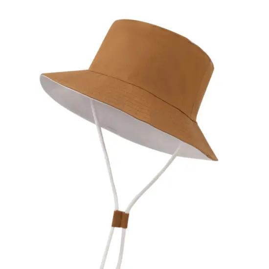 Outdoor fisherman bucket sun hat