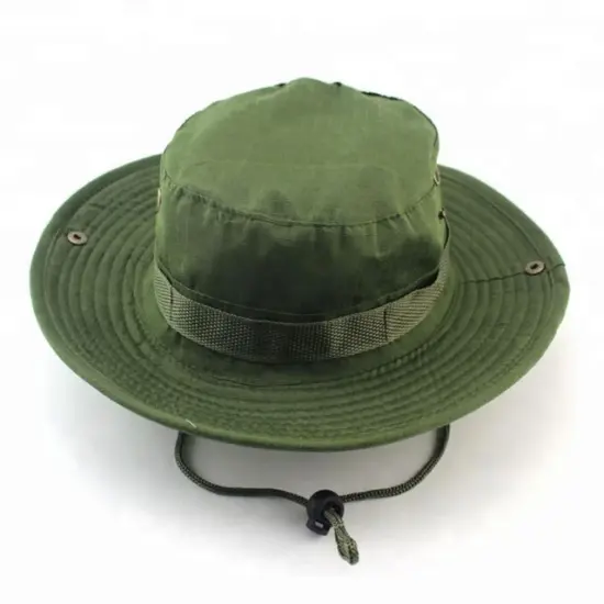 Colorful blank denim bucket hat for men