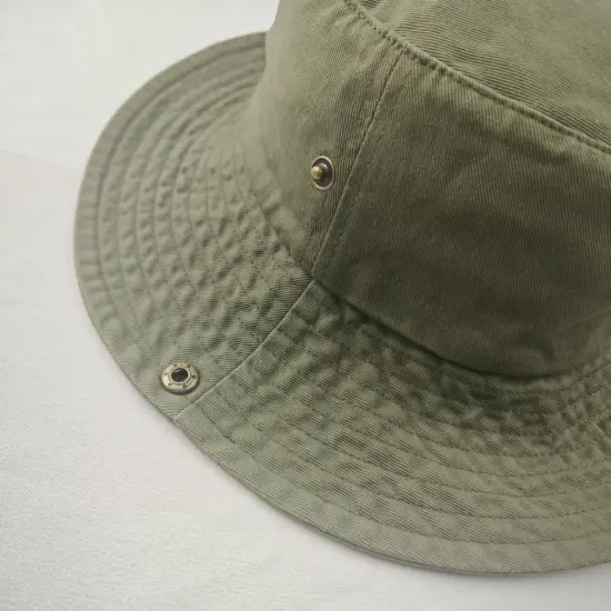 Nylon Sun Protection Bucket Hat with Neck Flap