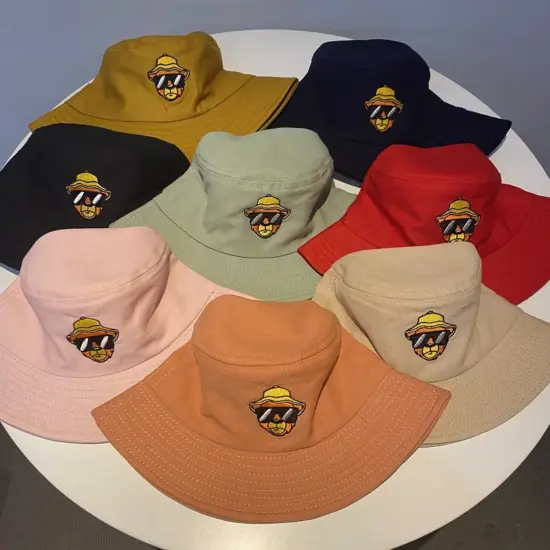 Breathable Mesh Terry Cloth Fashion Bucket Hat