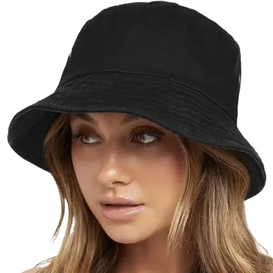 Trendy Shiny Sports Fashion Bucket Hat