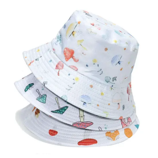 Men’s Nylon Sun Protection Bucket Hat with Neck Flap