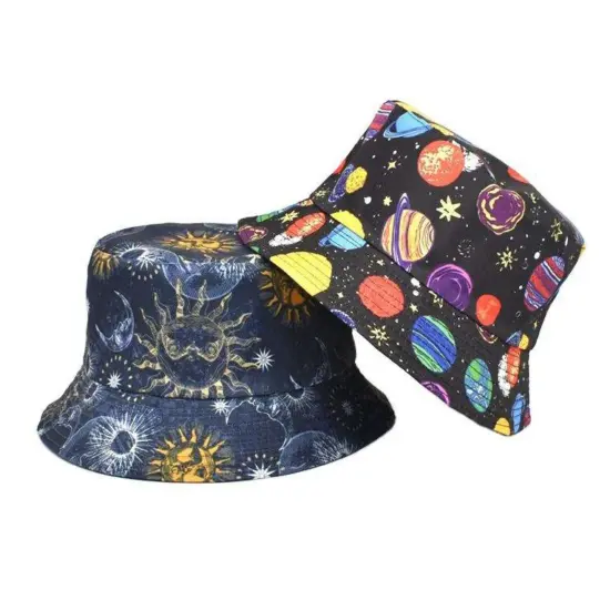 Men’s Nylon Sun Protection Bucket Hat with Neck Flap