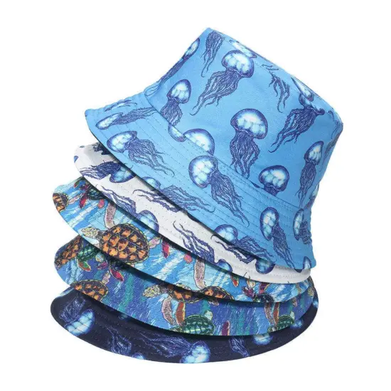 Men’s Nylon Sun Protection Bucket Hat with Neck Flap