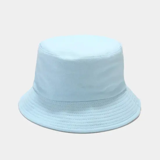 Macaron color blank bucket hat for custom branding