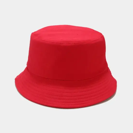 Macaron color blank bucket hat for custom branding